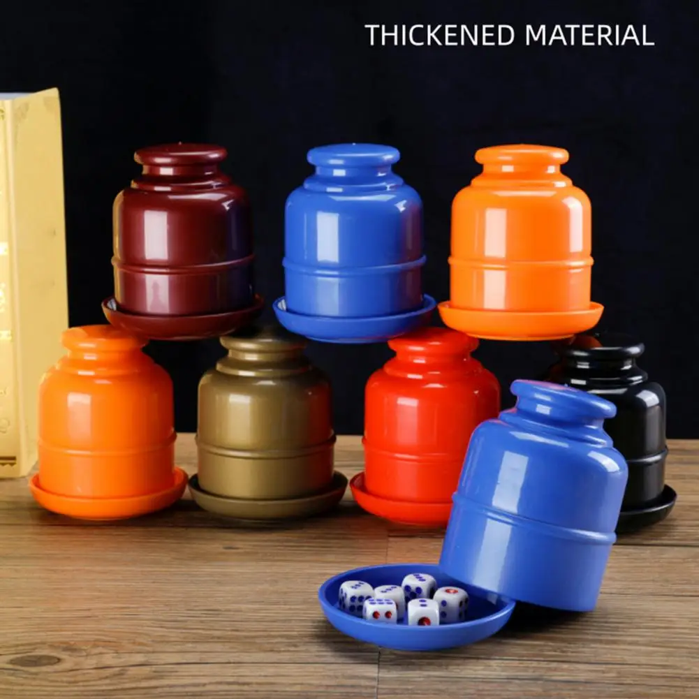 수동 셰이커 컵, 바 파티, KTV 도박, 마시는 보드 게임, 클래식 주사위 컵, 5 도트 주사위, 1 세트