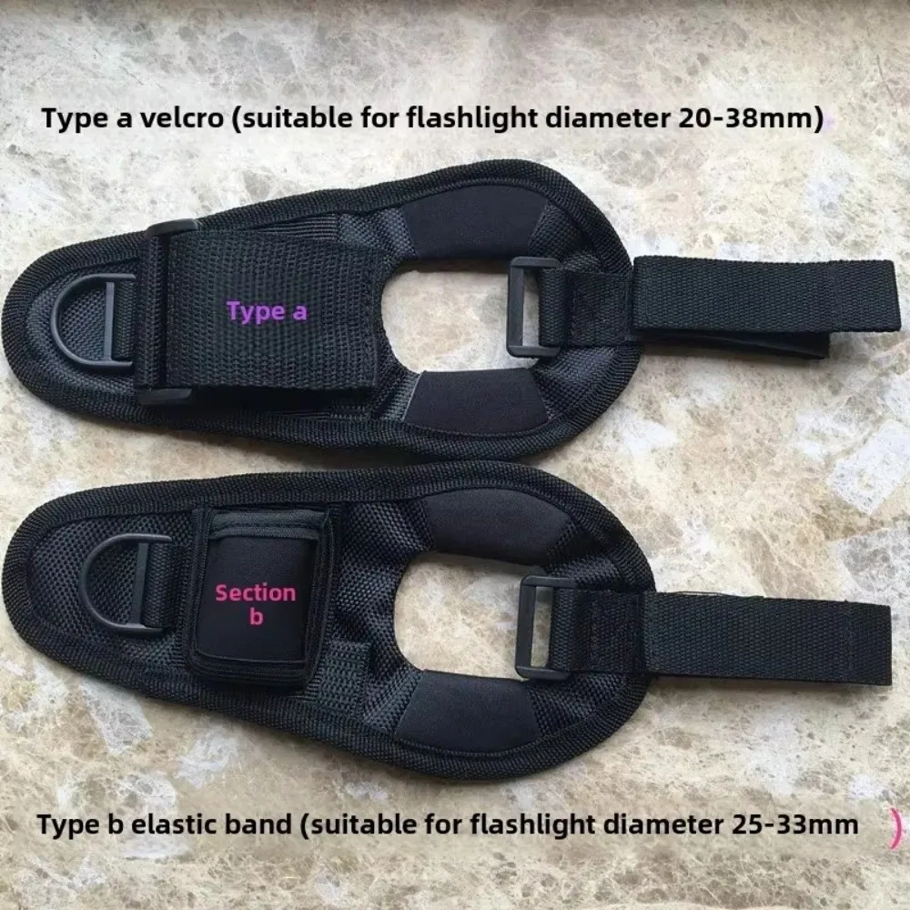 

Flexible Flashlight Holder Soft Durable Neoprene Arm Cover Hand Free Comfortable Material Wrist Cover Underwater Scuba Diving