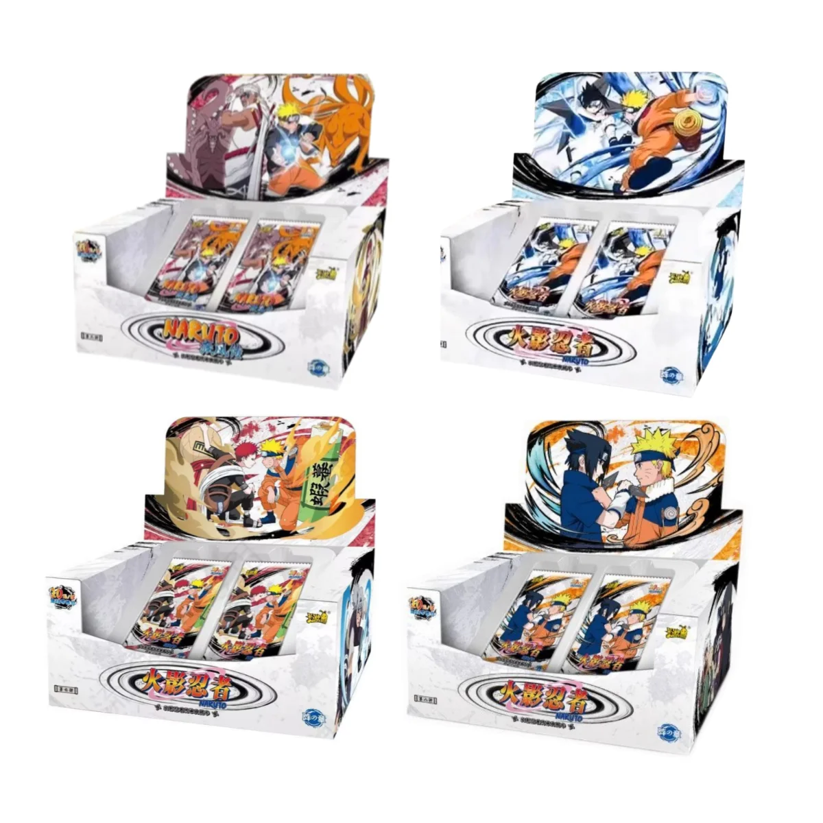 

KAYOU Naruto Card Uzumaki Naruto Uchiha Sasuke Kakashi Haruno Sakura Anime Box Blind Box Collection Cards