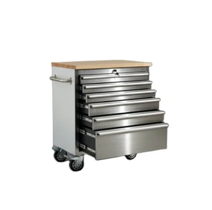 Stainless Steel Tool Cabinet New Design  Metal Steel Tool Storage 30 Inch  6 Drawers Tool Cabinet