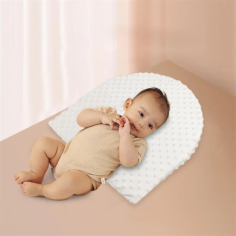 Bassinet Baby Wedge Pillow Anti  Reflux Memory Foam Pillow  Milk Anti-spit Flat Head Prevention Nursing Pillow