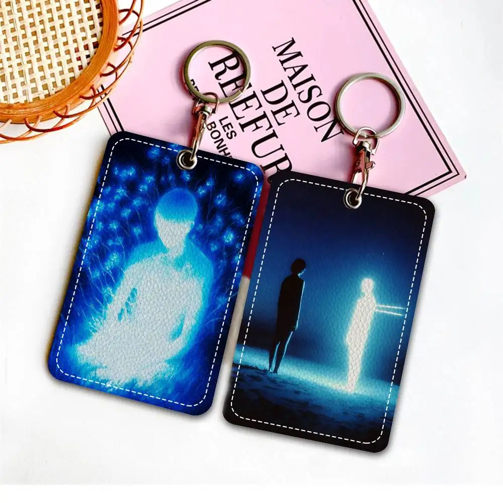 شعبية أناقة INS نمط الأزرق ساعة شارة حامل المفاتيح للبنك الأعمال حامل بطاقة العمل بطاقة الطالب بطاقة واقية