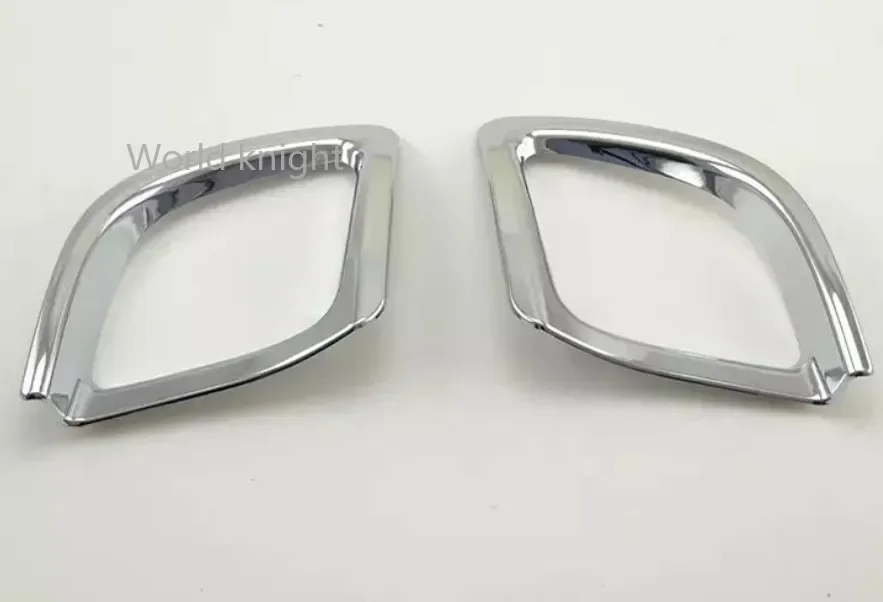 For Toyota Highlander 2015 2018 Kluger Chrome Rear Fog Light Lamp Cover Styling Reflector Trim Garnish