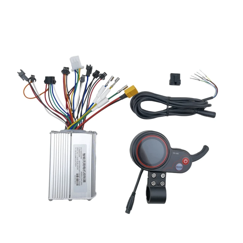 

600W Electric Bike Scooter Controller With Throttle LCD Display Speed For Bike BLDC Motor Scooter