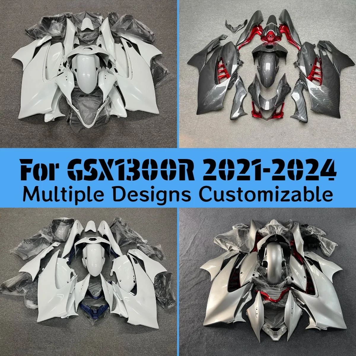 

GSX 1300R 2021 2022 2023 2024 Fit Fairings for GSX1300R 21 22 23 24 Carbon Fibre Motorcycle Plastic Set ABS Bodywork Fairing Kit