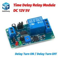 DC 12V 5V Time Delay Relay Module Delay Turn On / Delay Turn Off Relay Switch Module With Timer DC 12 V Volt Timing Relays Board