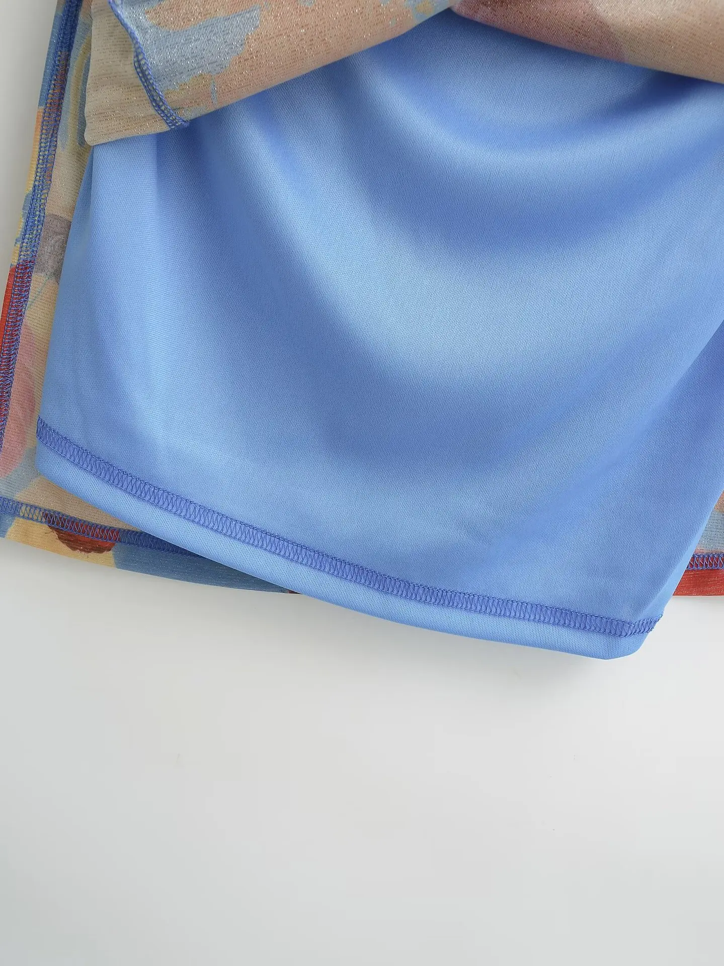 ผู้หญิงพิมพ์กระโปรงชายหาดฤดูร้อน Spice สาวเกาหลีฤดูร้อนวันหยุดสไตล์กระโปรง Patchwork Y2K Vintage Mini A-Line กระโปรง