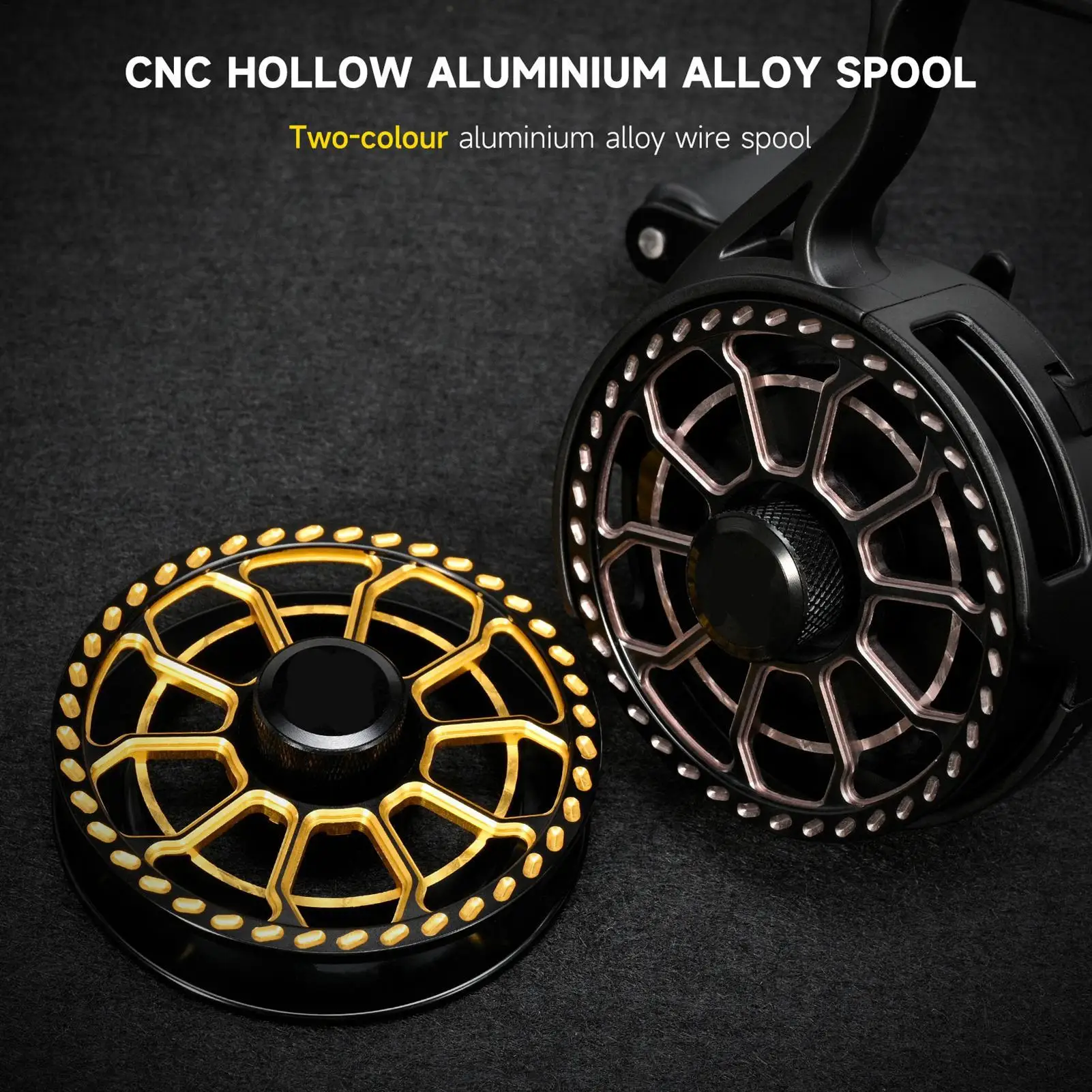 

1pc Left/Right Magnetic Drop System Fly Reel Saltwater Freshwater Fishing Wheel For Trout Salmon, Crappie Catfish & Beginner