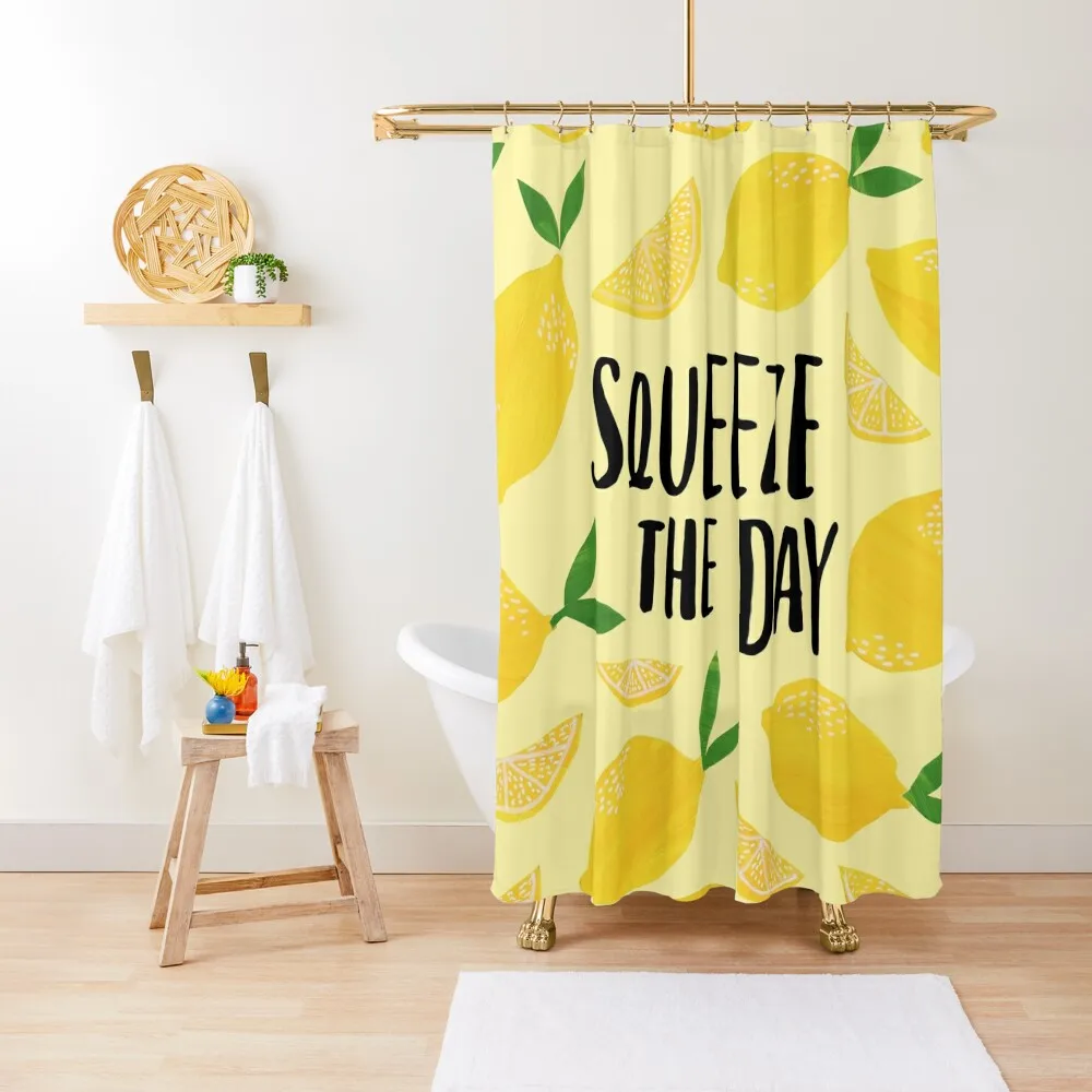 

Squeeze the Day Shower Curtain For The Bathroom Bathtub Accessories For Shower And Services Modern Bathroom Accessories Curtain