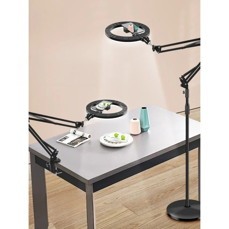 Desktop overhead mobile phone holder, manicure first viewing angle shooting universal holder