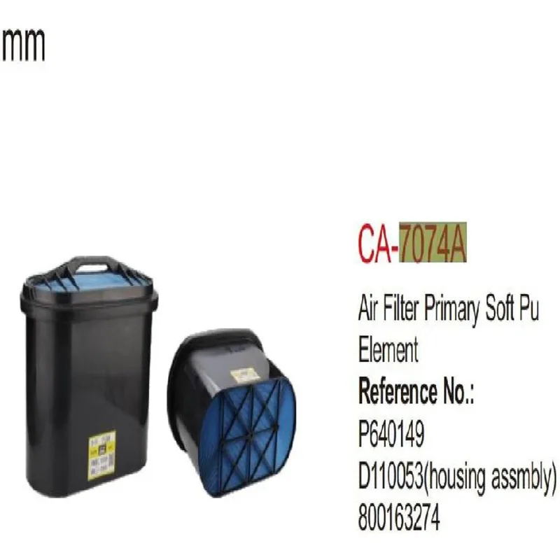 Air Filter 800163274 4110015765002 60C2199 60C2200 4110015765001 800163275 For SHANTUI SE215-10W