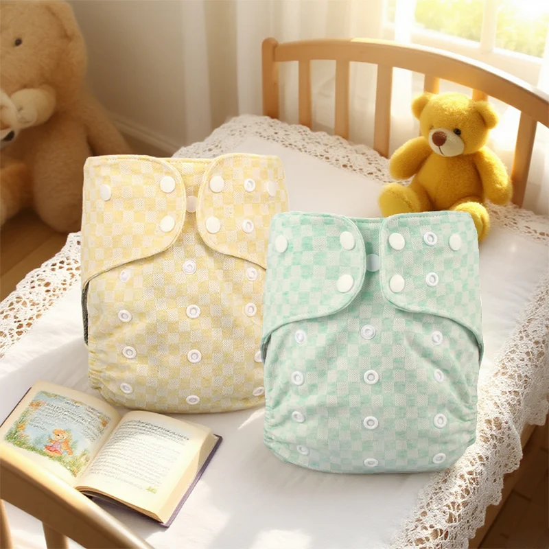 

Graphene Cloth Diaper - Waterproof, Reusable Washable, Cotton Lining, Adjustable Fit for 0-3 Years Boys & Girls