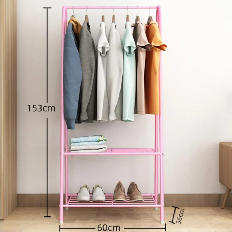 A Frame Freestanding Clothes Drying Rack Balcony Dorm Bedroom Living Room Home Storage Clothing Rack Coat Hanger Stand
