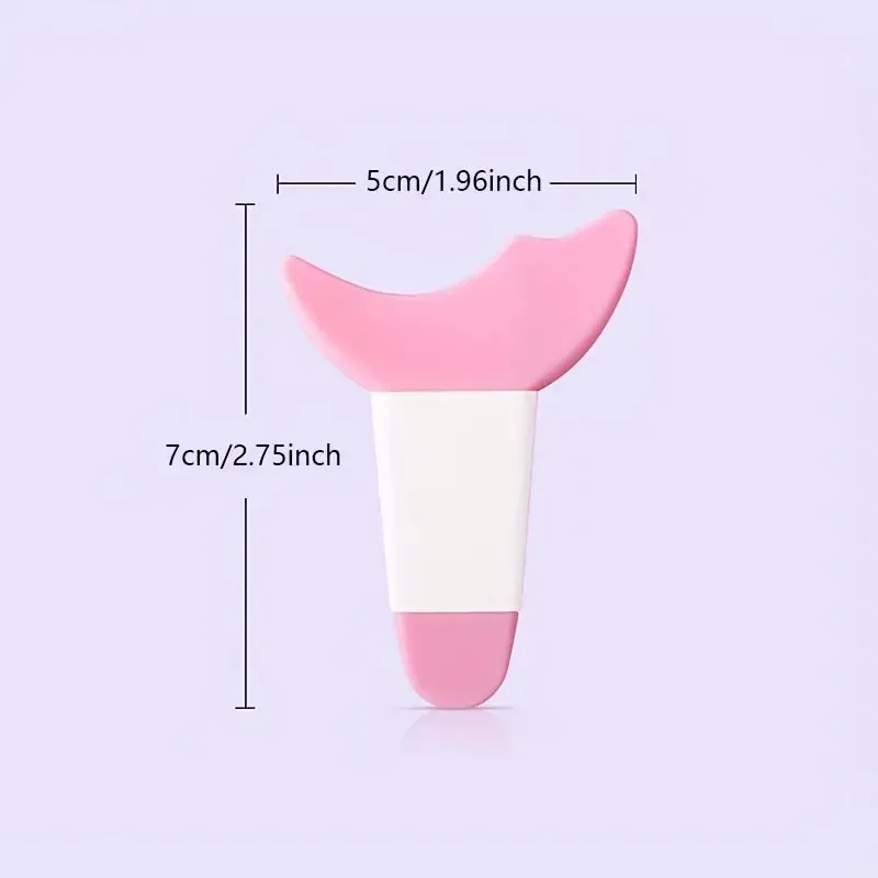 1 pezzo di protezione per il trucco degli occhi in silicone, mascara riutilizzabile e protezione per ombretti, strumento per l'applicazione dell'eyeliner, cuscinetti protettivi per ciglia multiuso, Q