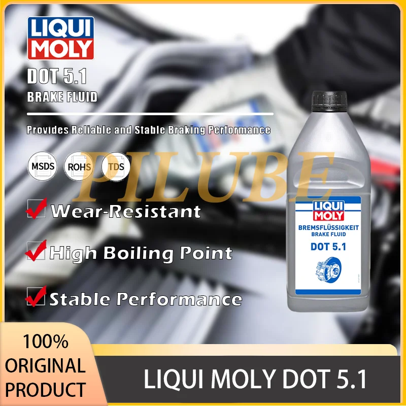 

LIQUI MOLY DOT5.1 Высокопроизводительная полностью синтетическая тормозная жидкость, оригинальный продукт