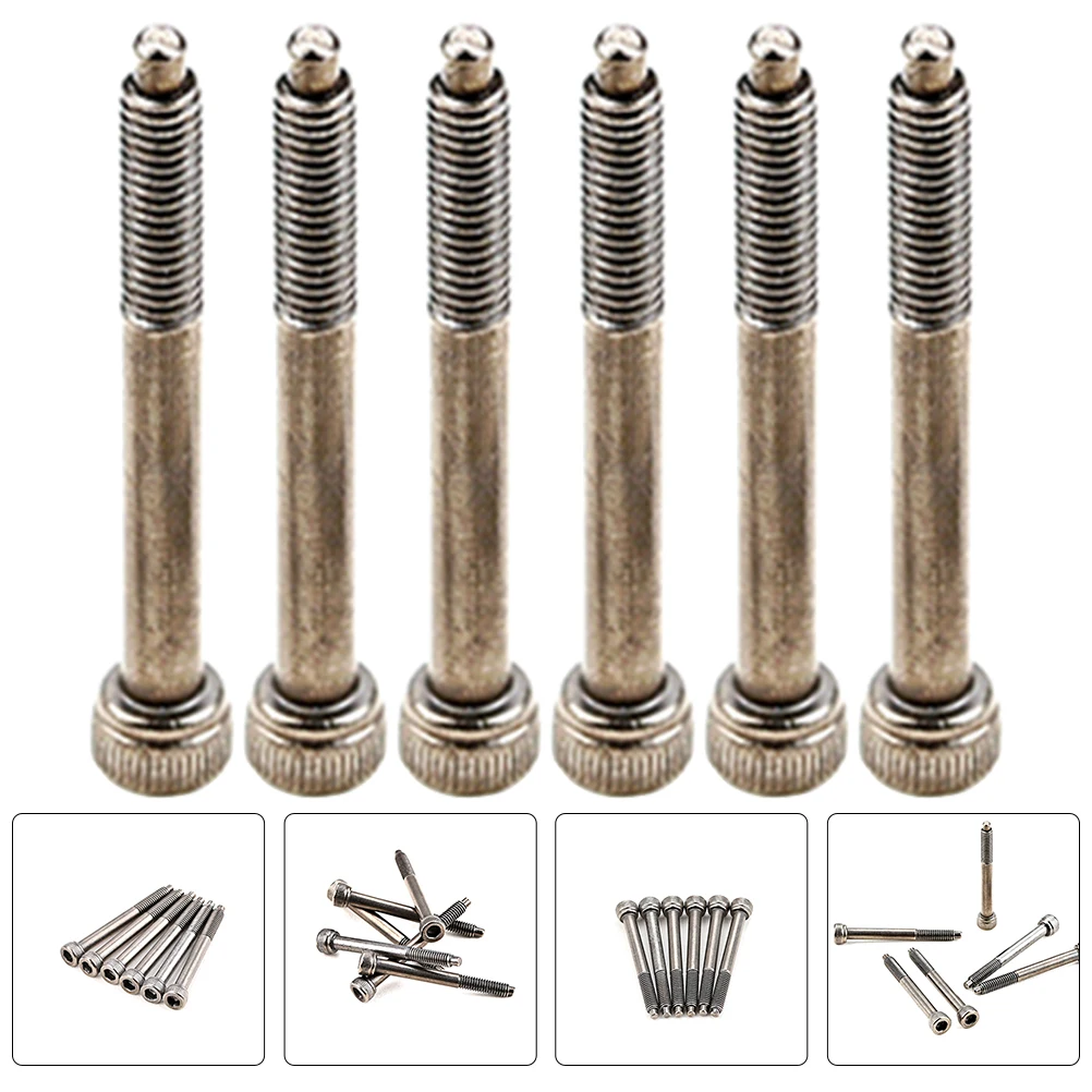 

6 Pcs Double-shaking Bridge Accessories Bass Guitar Electric Saddle Tremolo Car
