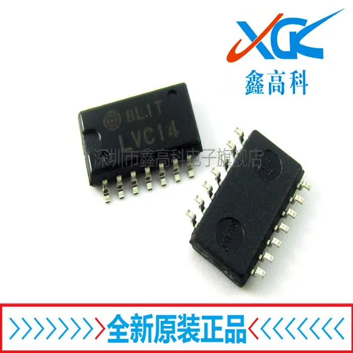 Free shipping   74LVC14 - SOP14    10PCS