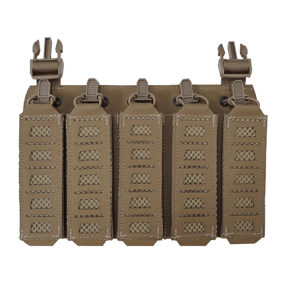 MP5 MP7 Magazin-Pflancard mit Klettverschluss und elastischen Riemen, taktisches Brust-Rig-Panel für die Airsoft-Jagd – SINAIRSOFT 4