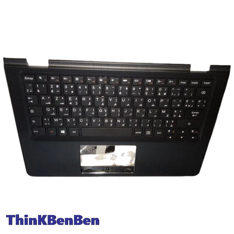 French Arabic Keyboard Black Upper Case Palmrest Shell Cover For Lenovo Yoga 300 11IBR 11IBY Flex 3 1120 1130 5CB0J08352