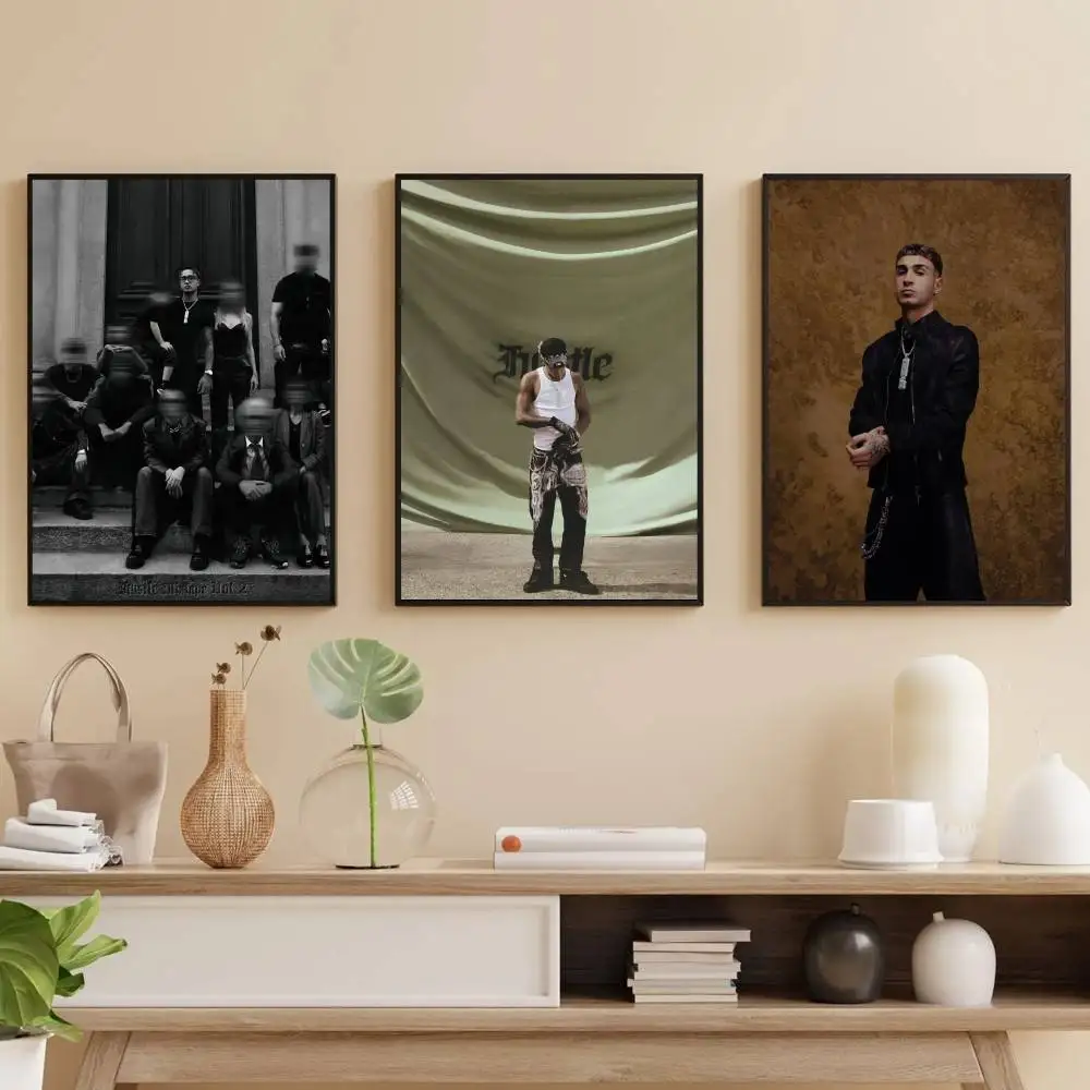 

C-Capo Plaza Hustle Mixtape Vol. 2 Poster Self-adhesive Art Waterproof Paper Sticker Coffee House Bar Room