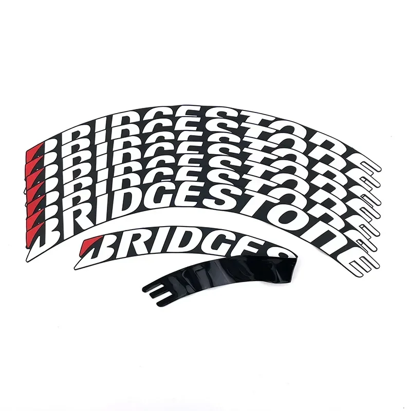 ملصقات حروف الإطارات ثلاثية الأبعاد مقاومة للماء ملصقات حروف ماركة ديكور لإطارات السباق من نفس النوع الملصقات #4