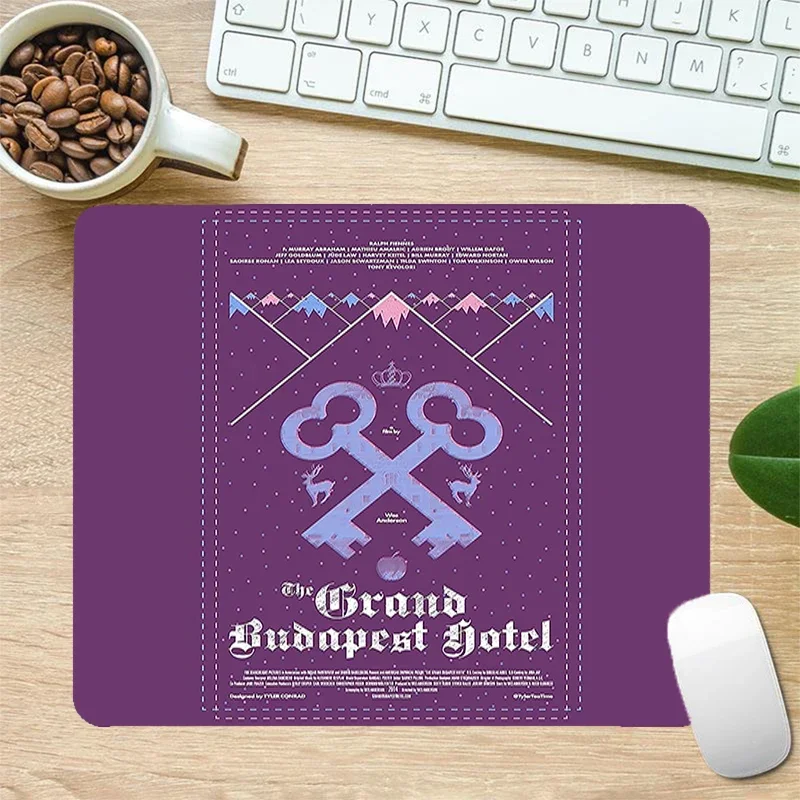 Table Mat Grand Budapest Hotel Pc Gamer Accessories Mousepad Company Hot Pad Game Mats Desk Accessory Gaming Laptop Mouse Anime