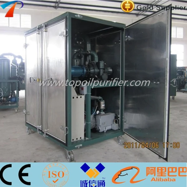إعادة تدوير الزيت العازل / تنقية السوائل العازلة الكهربائية / آلة تنقية زيت المحولات