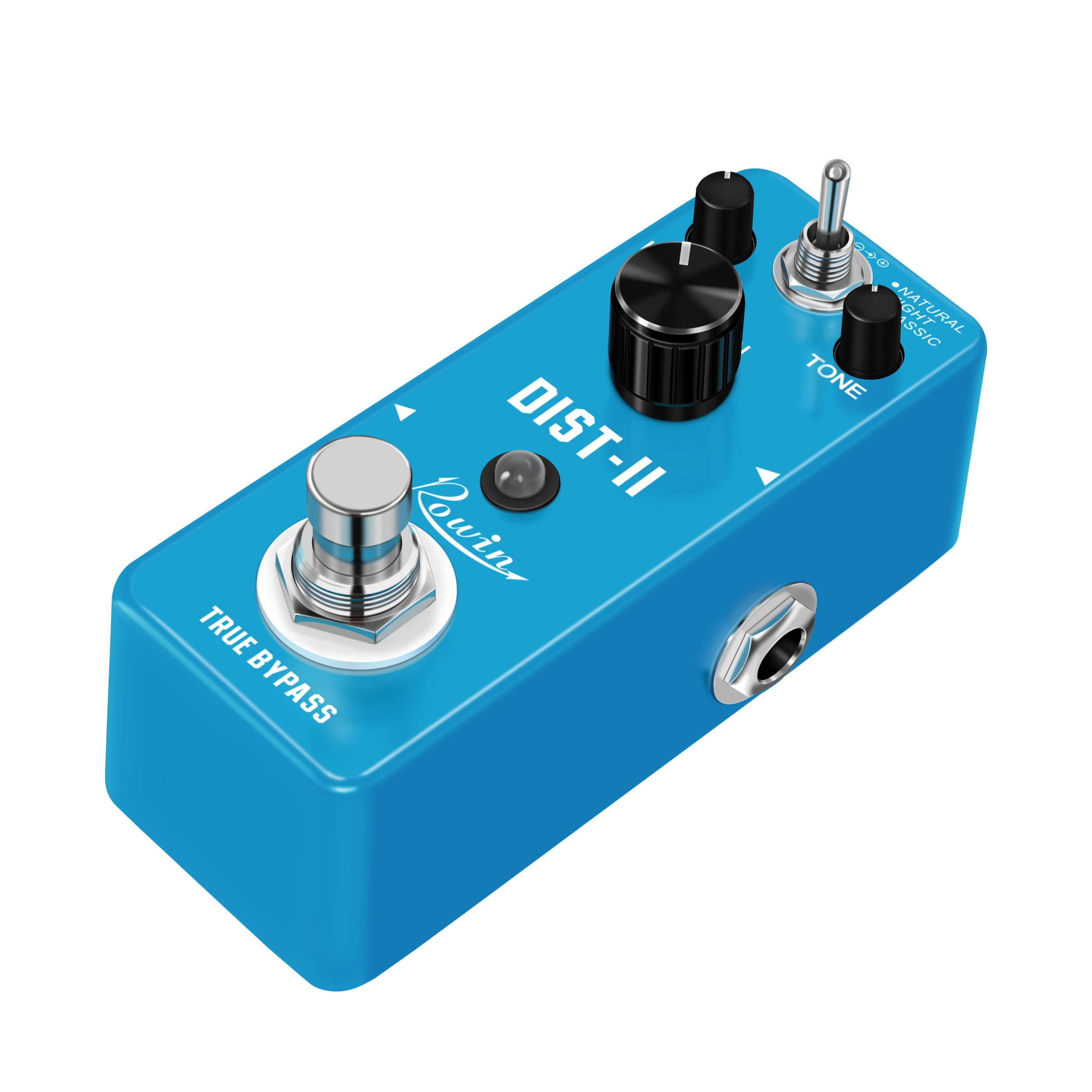 Rowin Guitar Pedal Distortion Effect High Gain Excellent Dynamic Response Solo DIST Hairy 80's Rock Effector