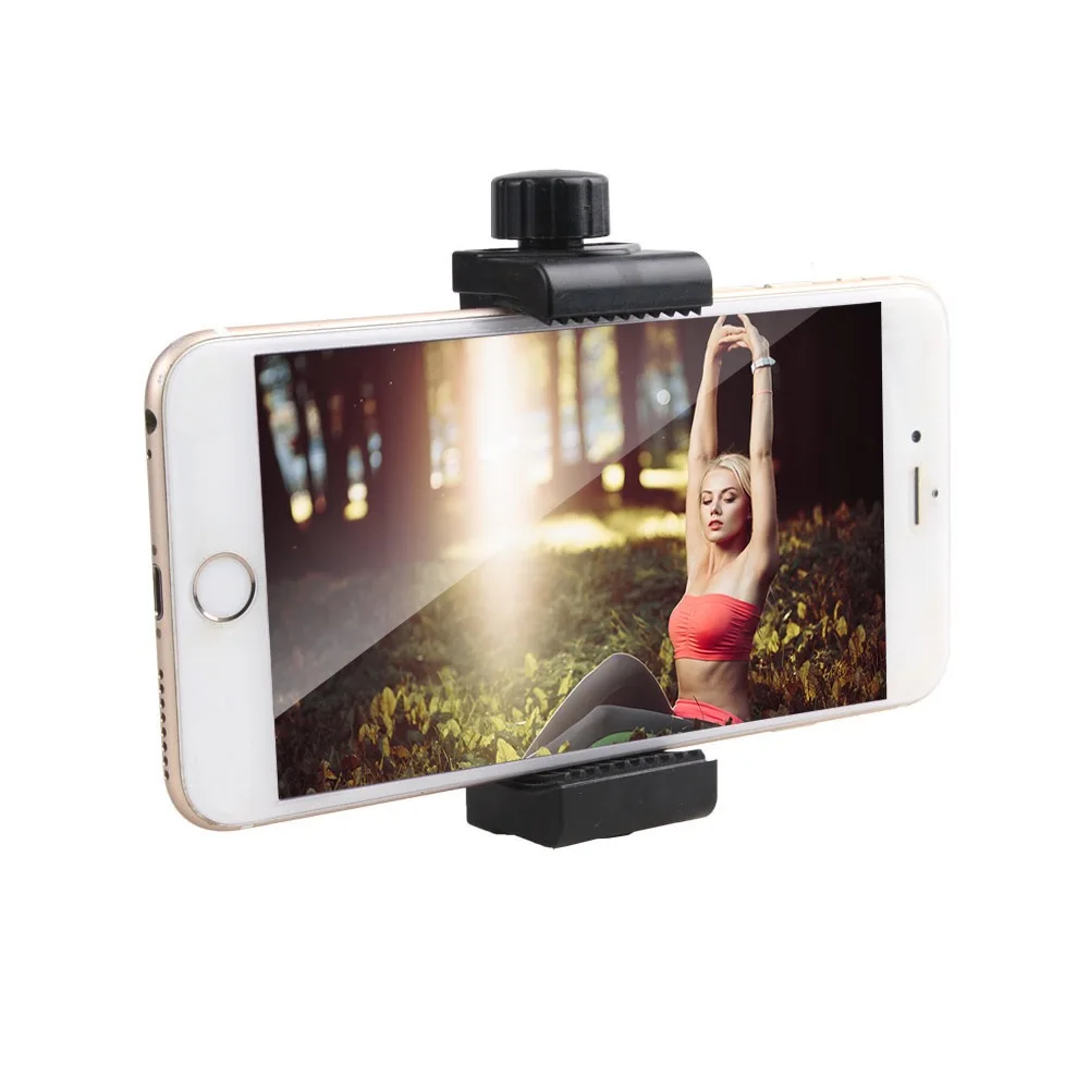 Universal Phone Clip Bracket Holder Mount Tripod Monopod Stand For IPhone 14 15 Smartphone Selfie Holder