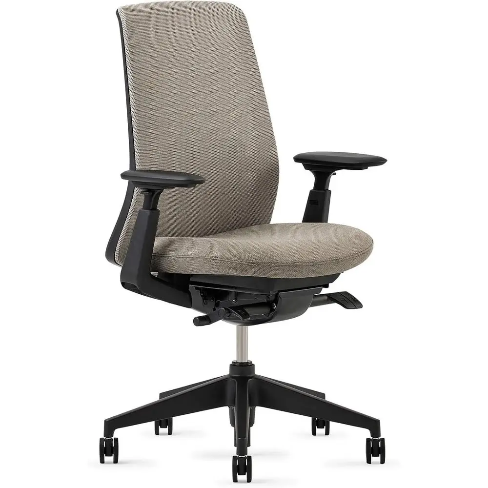 

Эргономичное регулируемое офисное кресло с поясничной поддержкой и сетчатой спинкой для комфортного использования дома или на работе