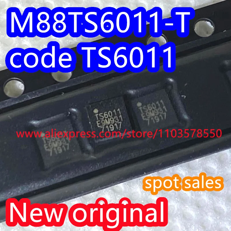 10PCS 100% Brand new original M88TS6011-T package QFN16 receiver chip IC M88TS6011 code TS6011