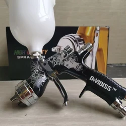 NVE Spray Gun 1.3mm Stainless Steel Nozzle Air Spray Gun /Water-Based Paint /Varnish Paint Sprayer /Paint Spray Gun/Air Tools