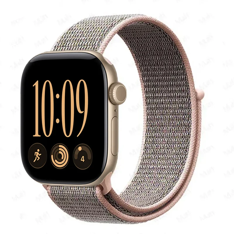 2026 Nylon Loop for Apple Watch Band 49mm 46mm 40mm 44mm 41mm 45mm 42mm Bracelet IWatch 12/11/10/9/8/7/6/5/4/SE/Ultra 4/3 Strap