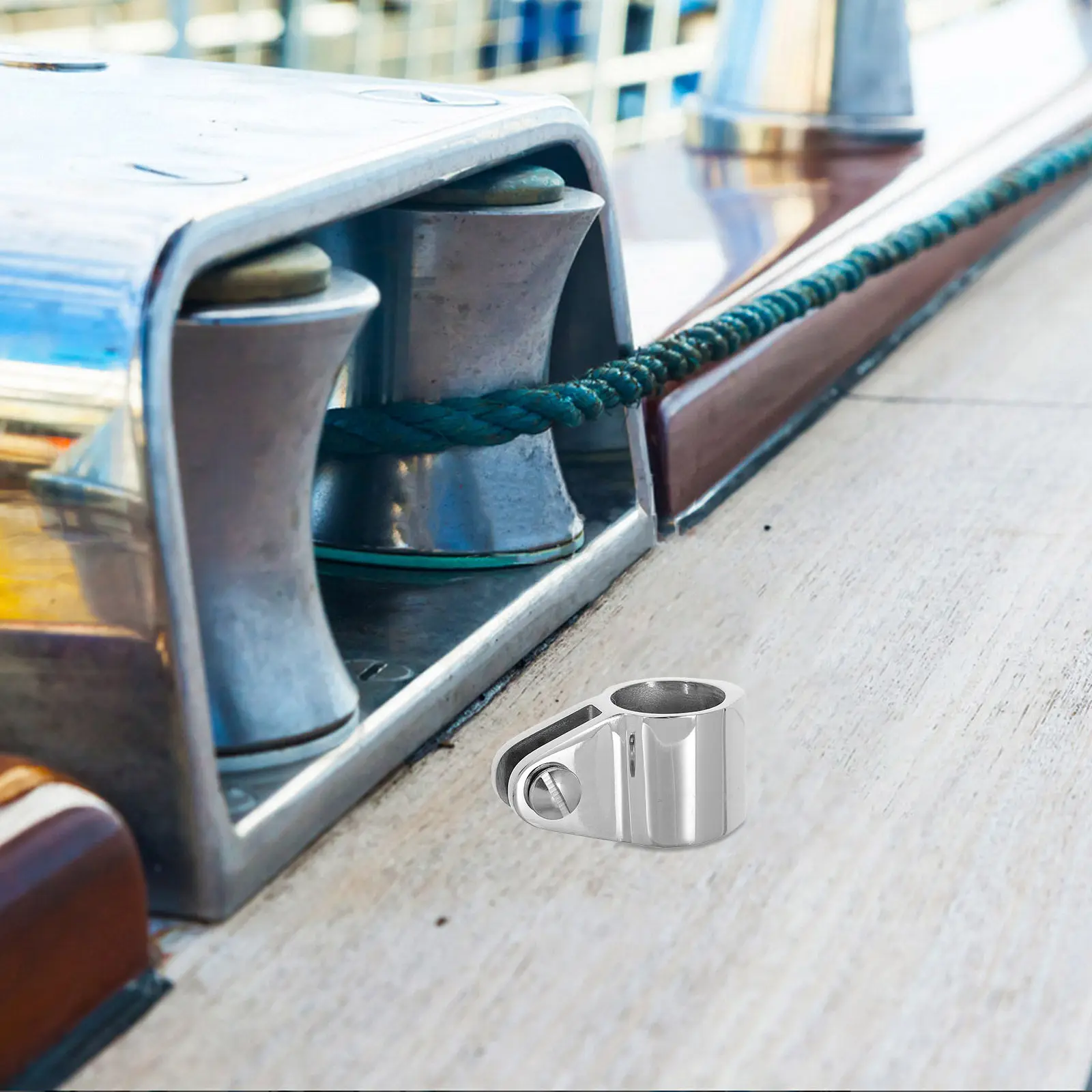 Heavy Duty Stainless Steel Bimini Top Tube Connector Jaw Slide for 25Mm Tube Easy Install Marine Boat Canopy Fitting Yacht Patio