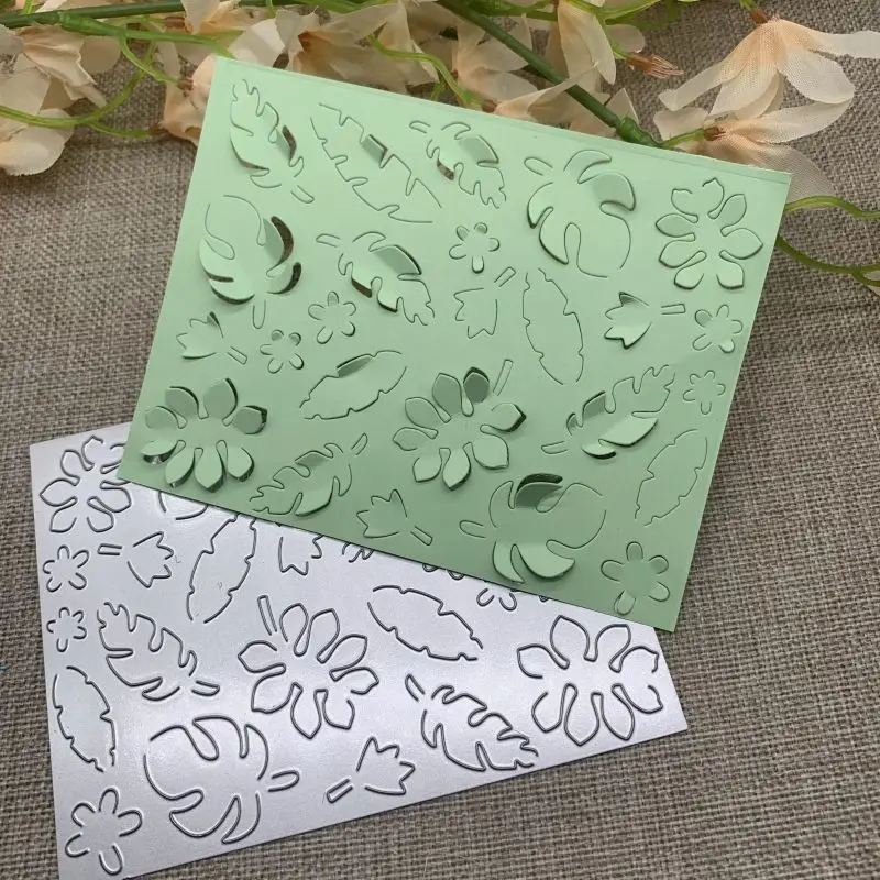 

flower leaf parrot Metal Cutting Dies Stencils For DIY Scrapbooking Decorative Handcraft Die Cutting Template Mold