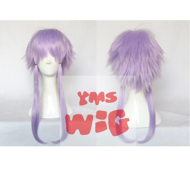 YMS Wig Yuzuki Yukari Cosplay Costume Wigs Light Purple Synthetic Hair Heat Resistance Fiber