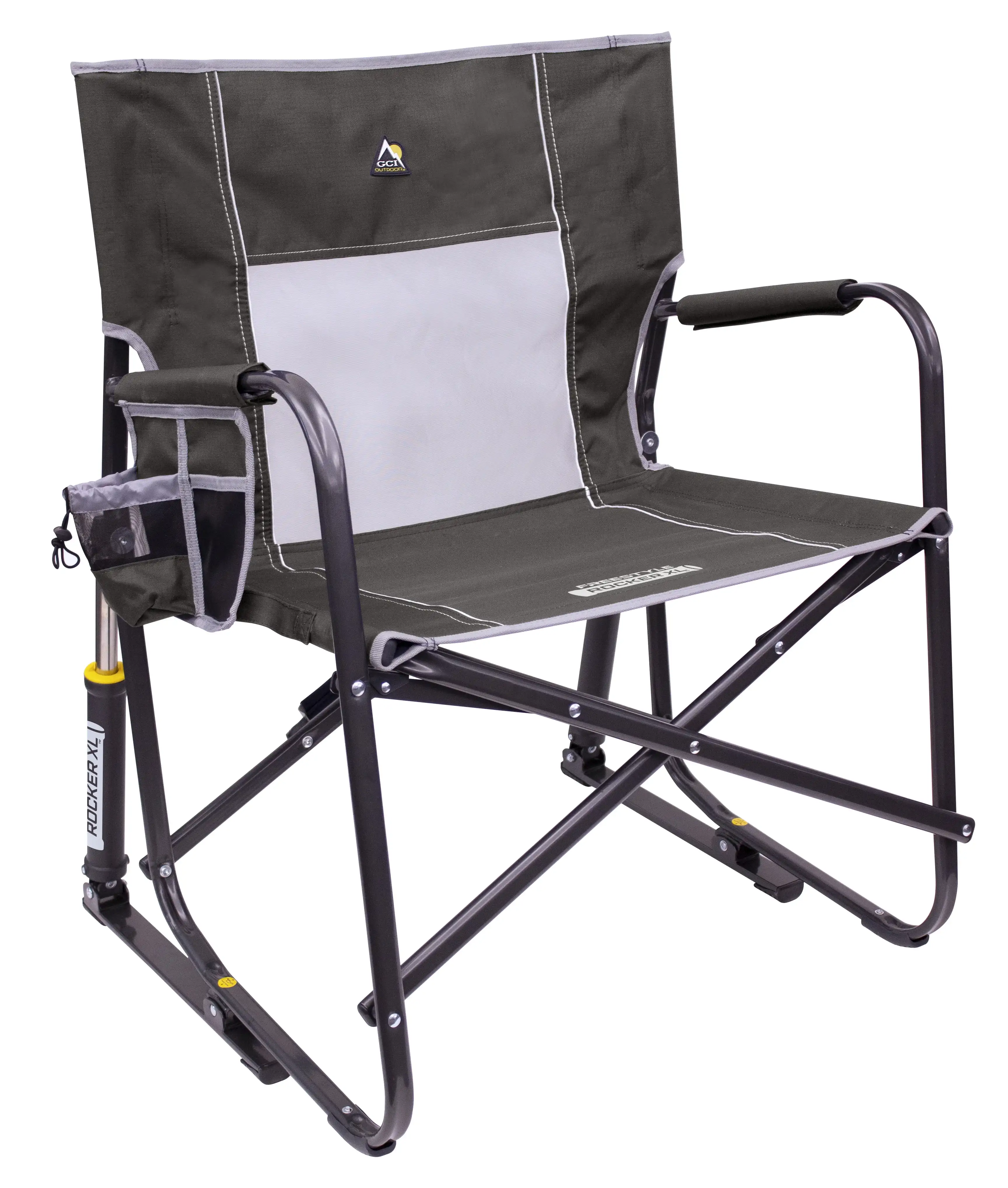 

GCI Outdoor Freestyle Rocker XL Негабаритное складное кресло-качалка, олова