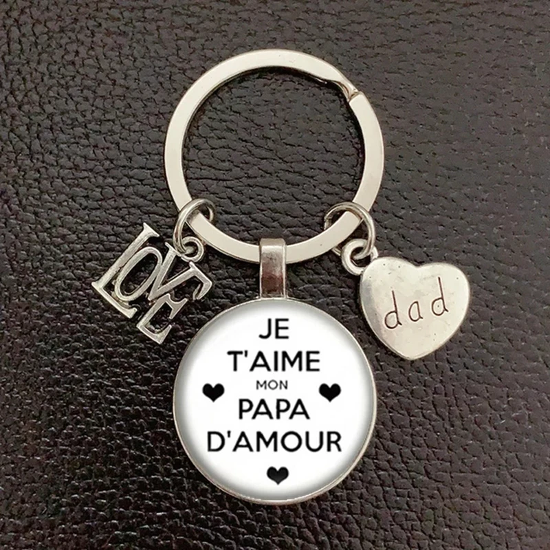 My Dad Is A Superhero Pendant Glass Keychain Fathers Day You Are The Best Dad Gift Keychain Pendant Jewelry