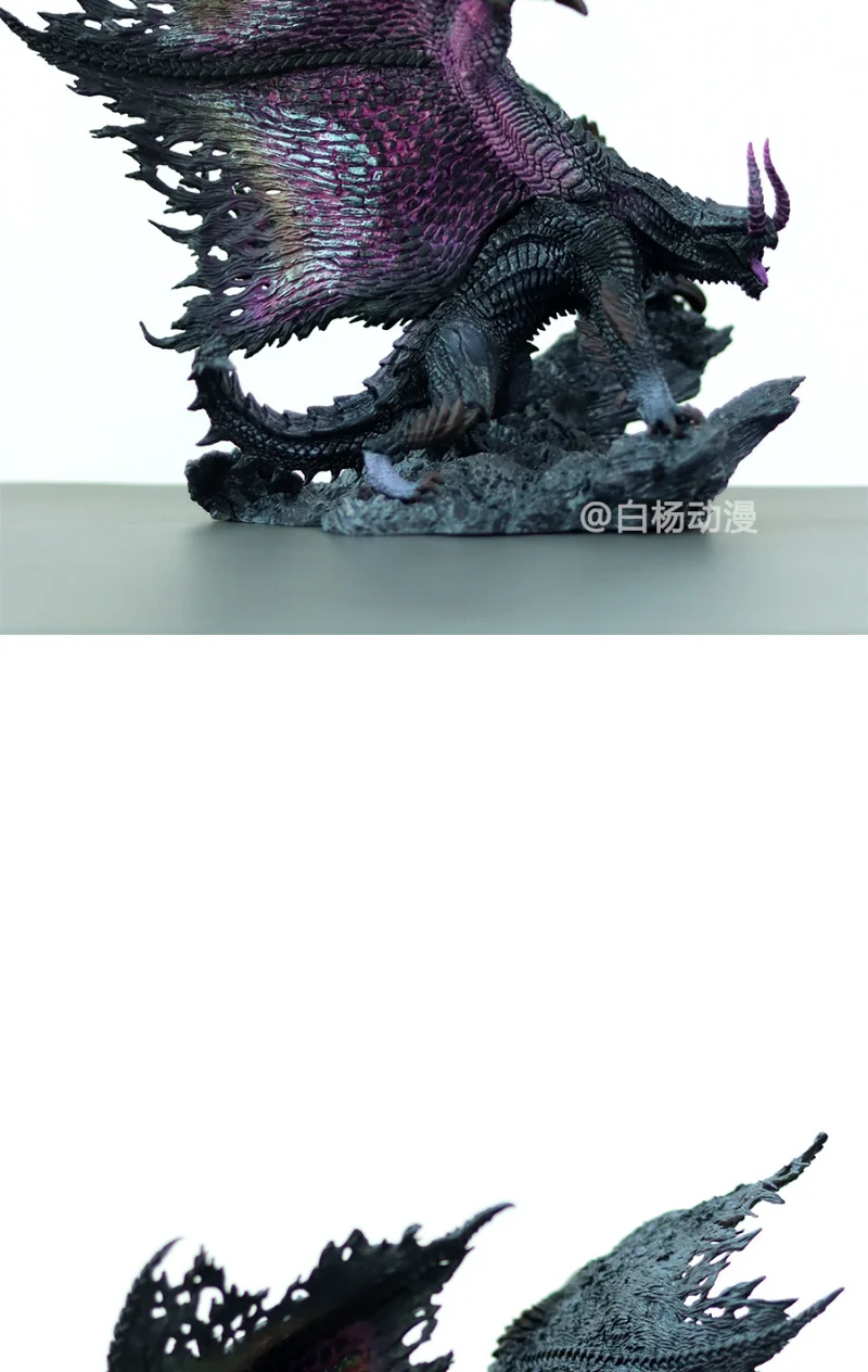 Spot Monster Hunter Resonance Series Black Eclipse Dragon Figure Model Tide Play Ornament Boys Gift Boxed for Boys view 4