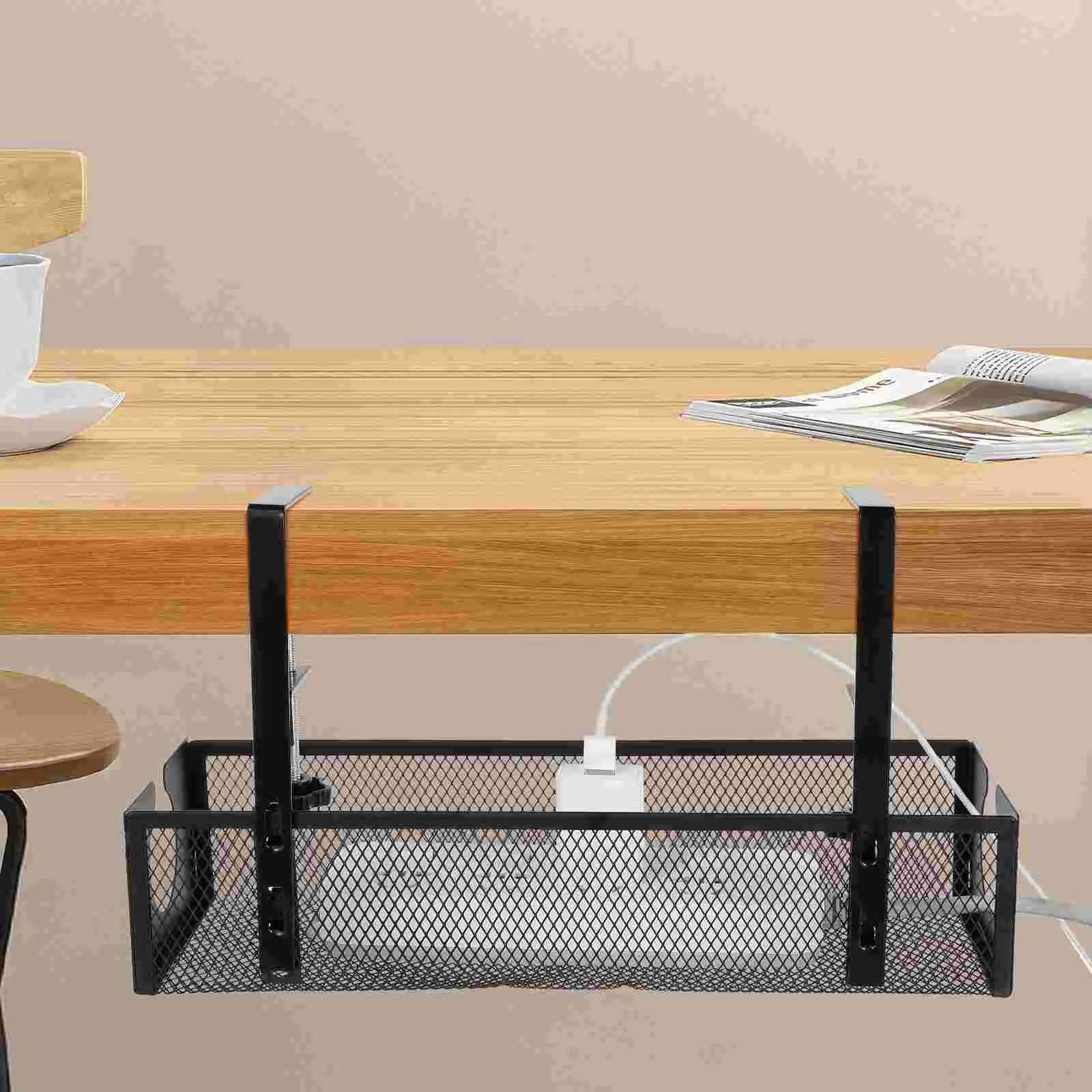 Mir de Rangement de Câbles en Acier au Carbone, Accessoire de Bureau, Câblage de Table, SFP