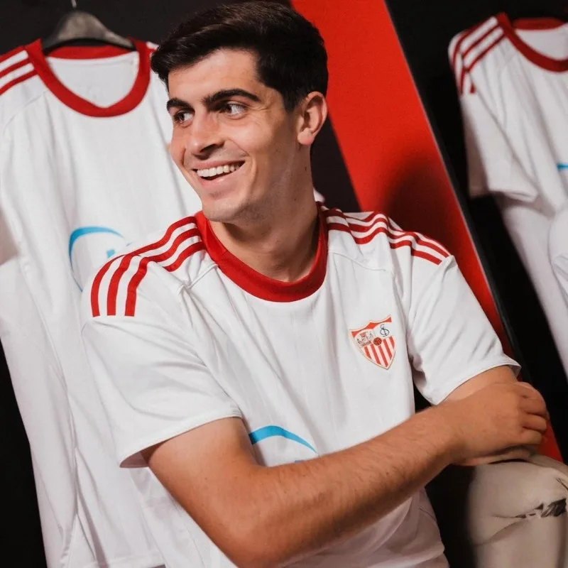 

2025-26 Домашняя майка «Севилья» Футбольная майка «Севилья»