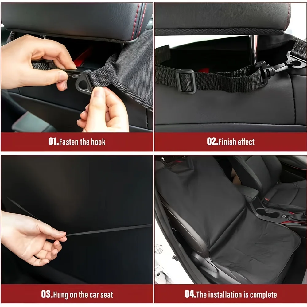 Waterproof Pet Car Seat Cover Nonslip Dog Cat Back Seat Protector Washable Auto Seat Mat Car Accessories 106x49cm