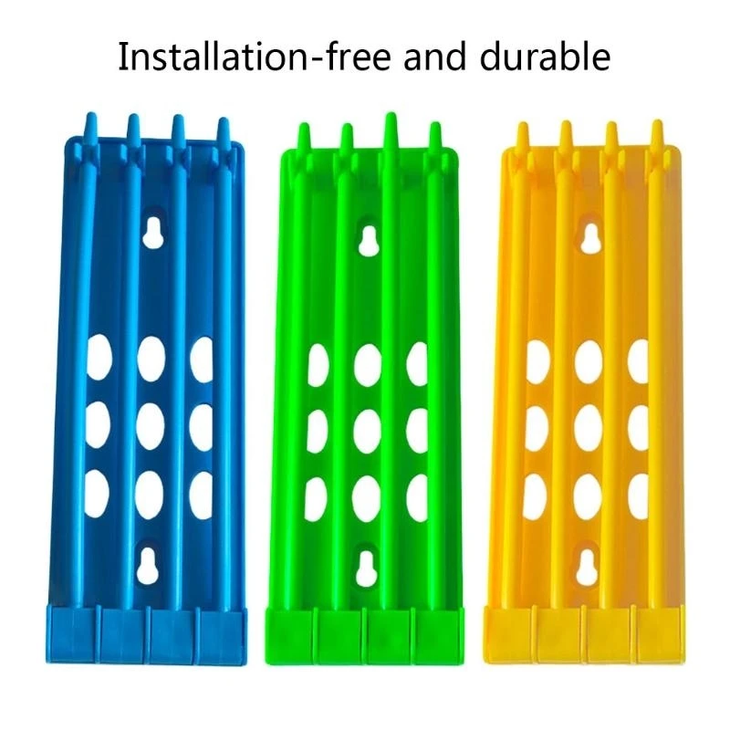 F92B Racing for Pigeon Supplier Foot Place for Pigeon Leg Ring Holder Bands Rack 4 Column Design Wall Mounted Plastic Frame