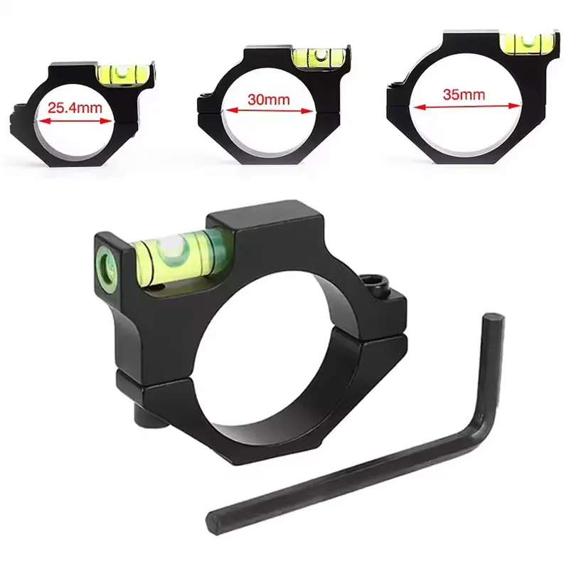 Alloy Rifle Scope Laser Bubble Spirit Level For 25.4mm Pipe Diameter 30mm Pipe Diameter 35mm level Gauge Ring Mount Holder Scope