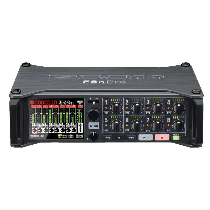 Zoom F8n Pro 8-Input / 10-Track Multitrack Field Recorder