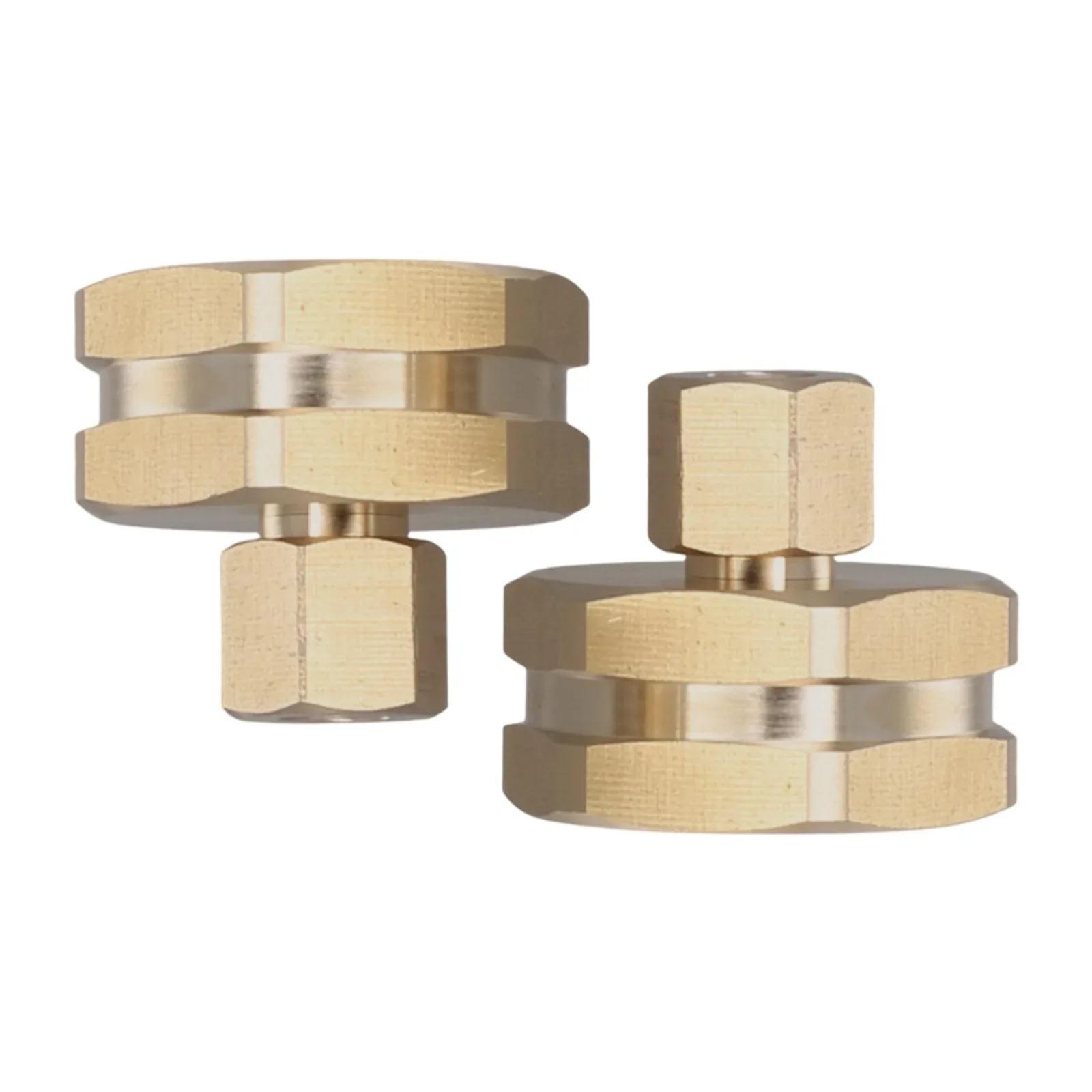 

2pcs Brass Adapter 3/4 Female To 1/4inch Compression Garden Hose Brass Adapter Watering Connector Clamp Accessories