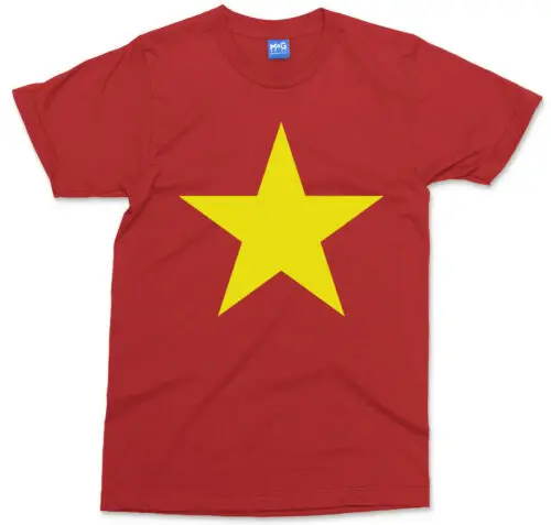 Vietnam Land Flagge T-Shirt vietnam ischen gelben Stern Symbol Asien Geschenk Unisex Top