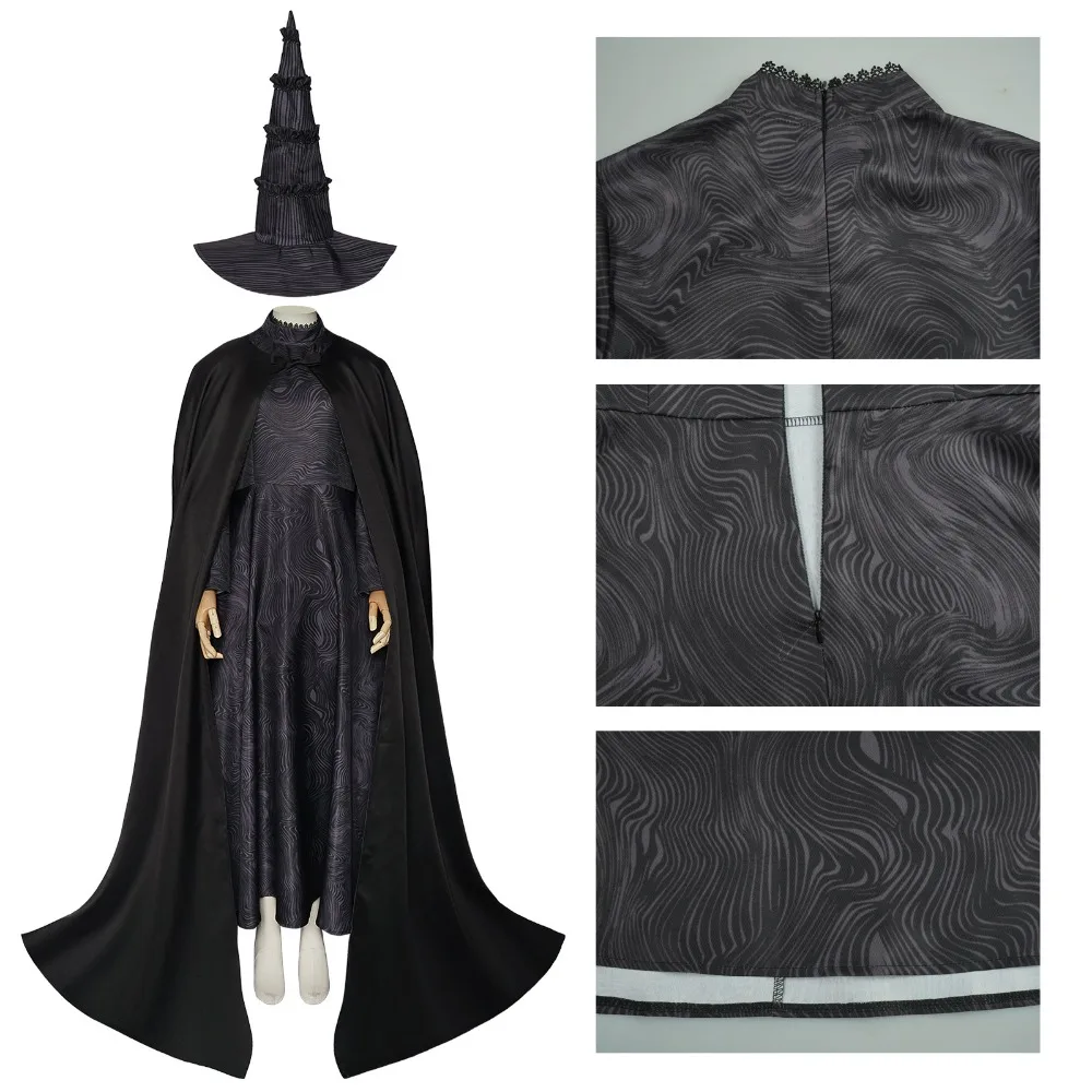

Wicked Cosplay Costume Glinda Elphaba Clothes Gotic Movie Party Role-playing Witches cosplay clothing full set hat magic