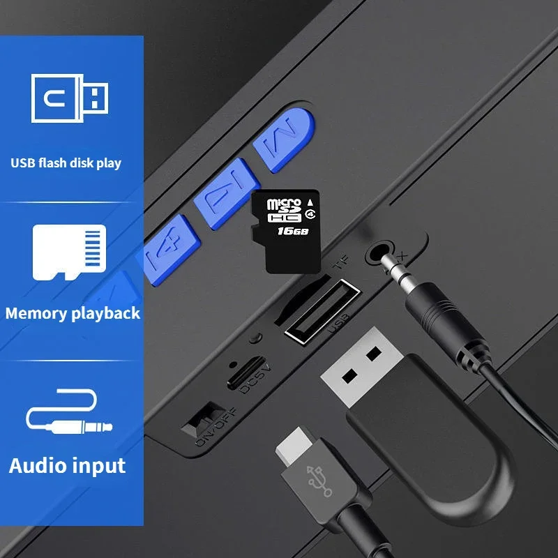 Alto-falante bluetooth s18 portátil ao ar livre desktop pequeno pc soundbar com subwoofer rádio em casa áudio estéreo sem fio 2025 u disco