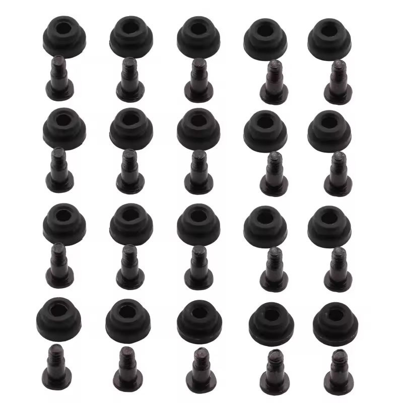 20pcs Computer Case Shockproof Screws Shockproof Screws + Shock Absorption 3.5-inch or 2.5-inch HDD Shock Absorption Screws